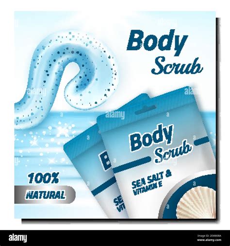 Download Scrub Body Care Cosmetic Promotion Banner Vector